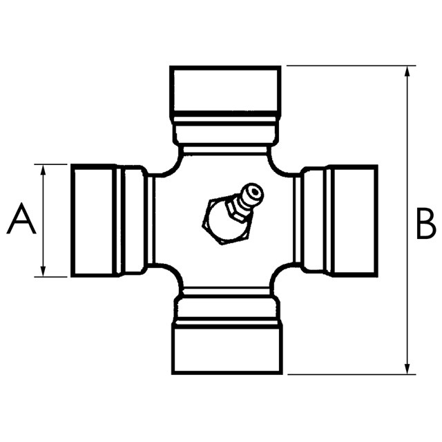 Croisillon Grand Angle 30,2X106 Graisseur Central référence fournisseur BYP412070001